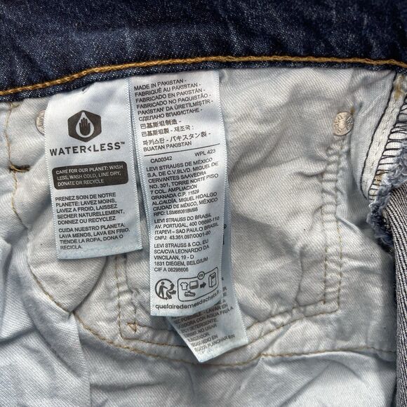 Levi's 512 Lo-Ball Jeans Men's 32x32 Blue Flex Stretch Large Tab American Denim - Picture 4 of 12